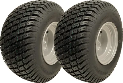 Produktbild von 18x8.50-8 4ply Multi turf Grasreifen auf vier Spikes 100mm pcd Felge - Satz von 2 -