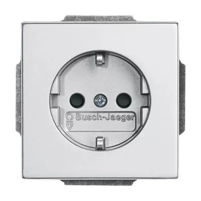 Produktbild von Busch-Jaeger 2013-0-5272, CEE 7/3, 2P+E, Silber, 250 V, 16 A, 63 mm