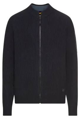 Produktbild von camel active Herren Strickjacke aus Reiner Wolle Navyblau, Menswear-L