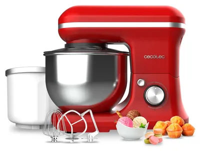 Produktbild von Cecotec Knetmaschine Cecomixer Merengue 5L 1200 Red Ice