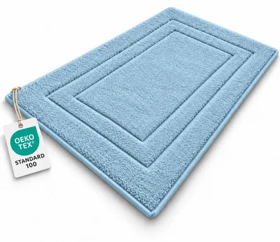 Produktbild von Badvorleger Frottier 700 g/m² 50 x 80 cm Hellblau