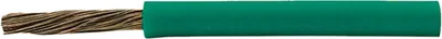 Image de CÂBLE HELU SiF 1X4 mm² GN (vert) Conducteur unique en silicone vert AD 4,2 mm Tension nominale Uo/U 300 V/500 V - 1 mètre