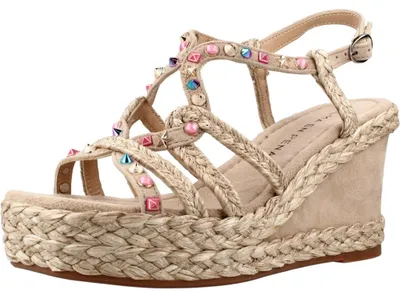 Immagine prodotto di Sandali Del Marchio Alma En Pena Del Modello Sandalia Plataforma Suede Beige