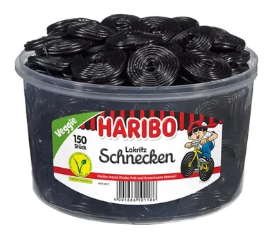 Produktbild von Haribo Lakrıtz Schnecken 1x1,5kg