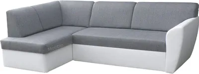 Produktbild von Klassisches Ecksofa, Bettsofa mit Schlaffunktion, Sofa mit Bettkasten, konturierte Kissen, Schlafsofa, Ottomane links oder rechts, klassischer Stil, moderne Inneneinrichtung, schlichtes Design, ideal für Wohnzimmer, Zimmer, Gästezimmer, Räume, Wohnraum - Ecksofa MARGO (Ottomane Links - Hellgrau)
