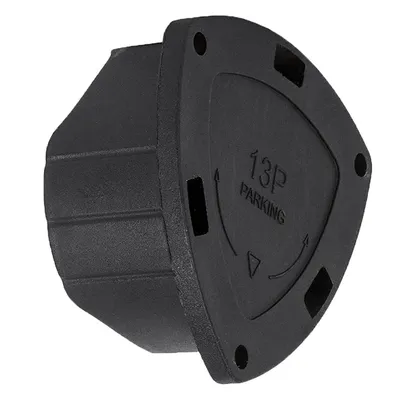 Produktbild von Anhängerstecker Parkabdeckung für Anhängerstecker 13 Polig, Wetterfest und Korrosionsbeständig, Hänger Stecker Halterung, Halter Anhängerstecker