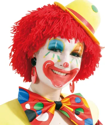 Produktbild von Clown Wollperücke Rot Karneval Fasching Party Halloween Cosplay