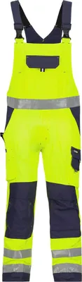 Produktbild von DASSY Warnschutz Latzhose TOULOUSE Gr. 48 PLUS  gelb/blau