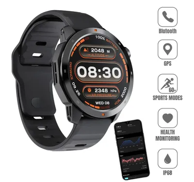 Zdjęcie produktu dla Smartwatch Kiano Watch Xtreme, Wbudowany GPS, IP68, Ładowarka magnetyczna