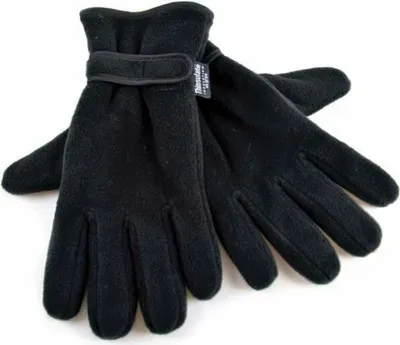 Immagine prodotto di Guanti FLOSO da uomo in pile con palmo antiscivolo, fodera 3M Thinsulate (40g) GL127 (L/XL) (Nero)