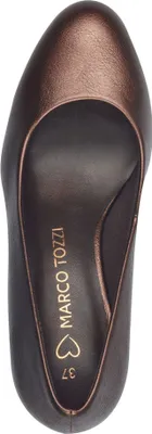 Produktbild von MARCO TOZZI Damen Pumps Metallic Plateau Trichterabsatz 2-22451-42, Größe:40 EU, Farbe:Mehrfarbig