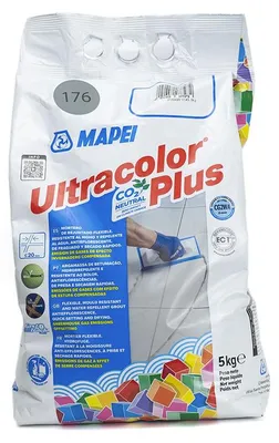 Produktbild von Fugenmörtel Fliese Mapei Ultracolor Plus 176 - 5kg Braun  | 5 kg-Sack |  m²/s | 5 kg-Sack |  m²/s