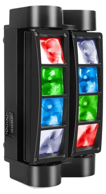 Productafbeelding van Bewegende lichtkop, RGBW LED's, DMX-besturing, 1 stuks EU-stekker