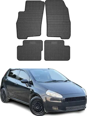 Immagine prodotto di 2005-2012 Fiat Grande Punto tappetini in gomma nera 4 pz