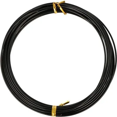 Produktbild von Aluminiumdraht 5 m x 1,5 mm - Schwarz