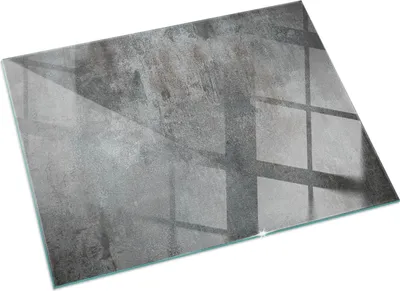 Produktbild von Raue Oberflächentextur – Glasbodenplatte für – Kaminofen – Kaminplatte Glas – Schutzglas – Funkenschutzplatte –Glasbodenplatte Feuerfeste – Hitzeschutzplatte – Bodenschutz aus Glas – 60x40 cm
