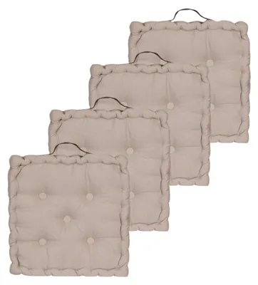 Obrázek produktu pro Atout Ciel, 4 podsedáky, 40 x 40 cm, s kontrastním lemem, barva taupe
