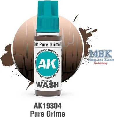 Zdjęcie produktu dla AK Interactive S.L. AK-19304 PURE GRIME – akrylowy preparat do modelarstwa