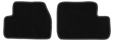 Produktbild von Velours-Fußmatten Hinten für Nissan 200SX 1988-2003 (Coupé) – 2-tlg, Schwarz, passgenau – Wielganizator LUX