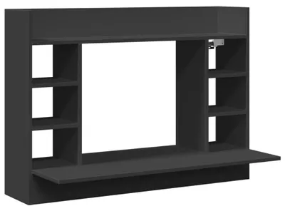 Obrázok produktu pre vidaXL Nástenný stôl čierny 105x48x75 cm materiál na báze dreva