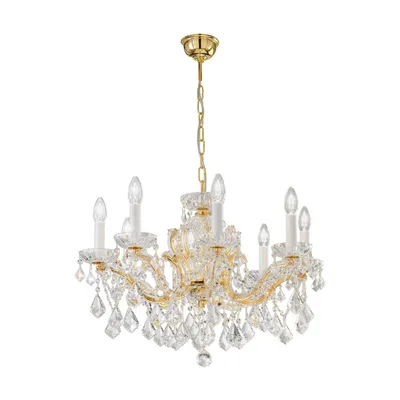 Produktbild von Kolarz Kronleuchter Maria Louise 24 Karat Gold Handgefertigt in Italien,Made with PURE
