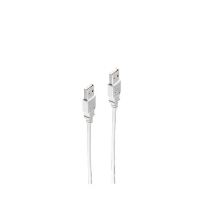 Produktbild von shiverpeaks BS77002, 1,8 m, USB A, USB A, USB 2.0, 0,48 Gbit/s, Grau