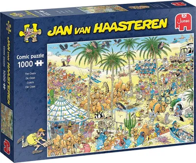 Produktbild von Jan van Haasteren Die Oase - 1000 Teile, 1000 Stück(e), Comics, 12 Jahr(e)