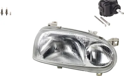 Produktbild von Johns, Scheinwerfer passend für VW Golf III 1Hx0 10/91-09/97 Rechts Leuc. m. Stellmotor 1H0941295E 1H0941295C 4A0941295 1H6941018AF 1H6941018B 1H69410