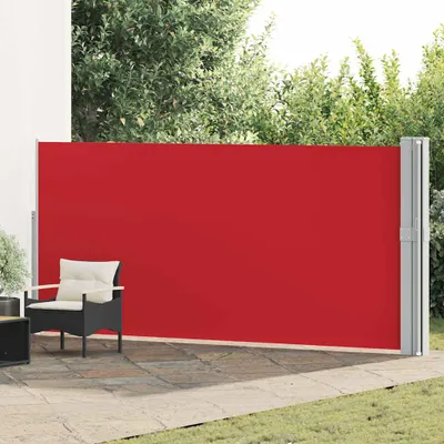Obrázek produktu pro vidaXL Výsuvná boční markýza 170x1200 cm Červená