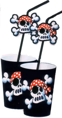 Produktbild von LUTZ MAUDER Kindergeburtstag Partybecher Jolly Roger
