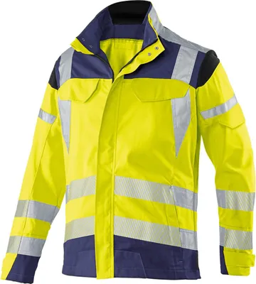 Produktbild von Kübler Reflectiq Jacke PSA 2 warngelb/dunkelblau Gr. 48