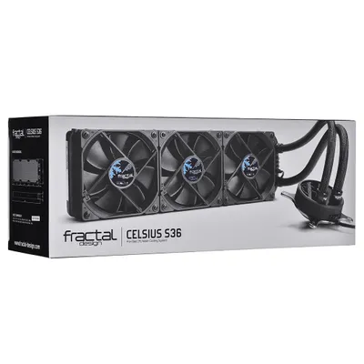 Obrázek produktu pro Fractal Design Celsius S36, Kapalinový chladič typu vše v jednom, 148,8 m³/h, Černá