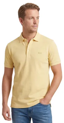 Produktbild von Polo Regular Fit Lacoste Kamel Baumwolle Kurzarm 3-Knopf