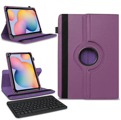 Produktbild von Tastatur Hülle kompatibel für Samsung Galaxy Tab S6 Lite Bluetooth SchutzhülleFarben:Lila