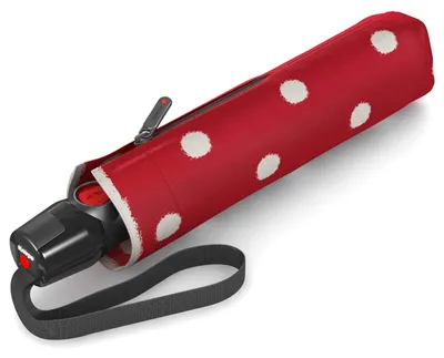 Produktbild von Knirps T.200 M Duomatic - Taschenschirm Regenschirm (dot art red)
