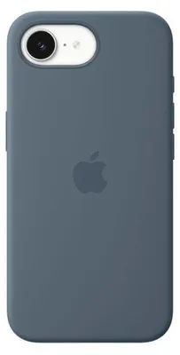 Productafbeelding van Siliconen hoesje voor iPhone 17, met MagSafe, in de kleur "Ankerblauw" (of "Ankerblauw")