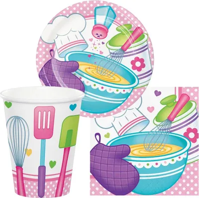 Produktbild von Partydeko Set klein Chefkoch für 8 Kinder