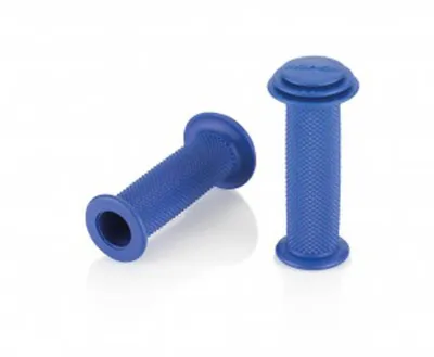 Produktbild von XLC GR-G19 Kindergriffe mit Prallschutz, Noppen, 100 mm, Ø 22 mm, rot (1 Paar)