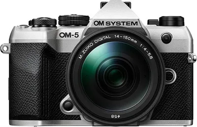 Zdjęcie produktu dla SYSTEM OM-5 II Silver + ED 14-150 f/4-5.6