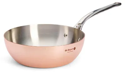 Produktbild von de Buyer 6436.24, Rund, Schwenkpfanne, Kupfer, Edelstahl, Kupfer, Stahl