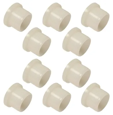 Immagine prodotto di 10x boccole cuscinetto boccole 8 x 14 x 20 x 10 x 2 mm manicotto distanziatore cuscinetto albero con collare plastica