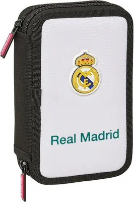 Produktbild von Real Madrid Equiicion 26/27 Schulmäppchen für Kinder, Federmäppchen mit Farben, mit 29 Utensilien, ideal für Kinder von 5 bis 14 Jahren
