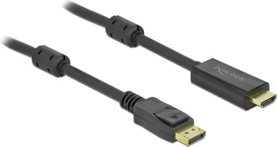 Obrázek produktu pro Delock Adaptérový kabel - DisplayPort samec se zámkem na HDMI samec
