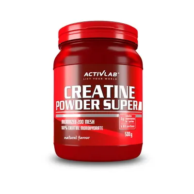 Zdjęcie produktu dla Activlab Creatine Powder Super 500g Kreatyna-Monohydrat - Naturalny