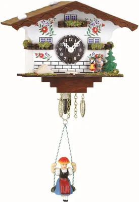 Produktbild von Trenkle Miniaturuhr aus dem Schwarzwald als Schweizer Haus