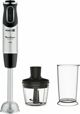 Obrázek produktu pro Moulinex DD6578, Ponorný mixér, 0,8 l, Pulzní spínač, 1000 W, Nerezová ocel, Černá