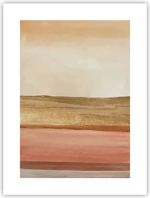 Produktbild von Poster - Poster ohne Rahmen - Gold Abstraktion Linien - 30x40 cm - Wand Bild - Wanddeko - Wandbilder - Kunstposter - Wandposter - Bilder - Kunstdruck - Wanddekoration - Wandbild - P2XPA30x40-4739