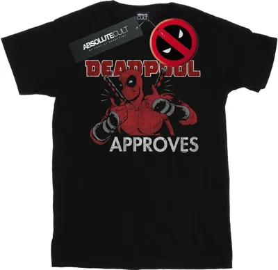 Produktbild von Marvel - "Approves" T-Shirt für Herren BI23022 (5XL) (Schwarz)