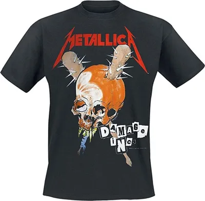 Image de Metallica - "Damage Inc" T-shirt Homme/Femme Unie RO893 (S) (Noir)