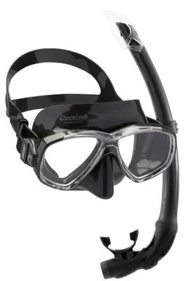 Zdjęcie produktu dla Zestaw do snorkelingu Cressi Perla & Mexico Pro, kolor czarny, uniwersalny rozmiar